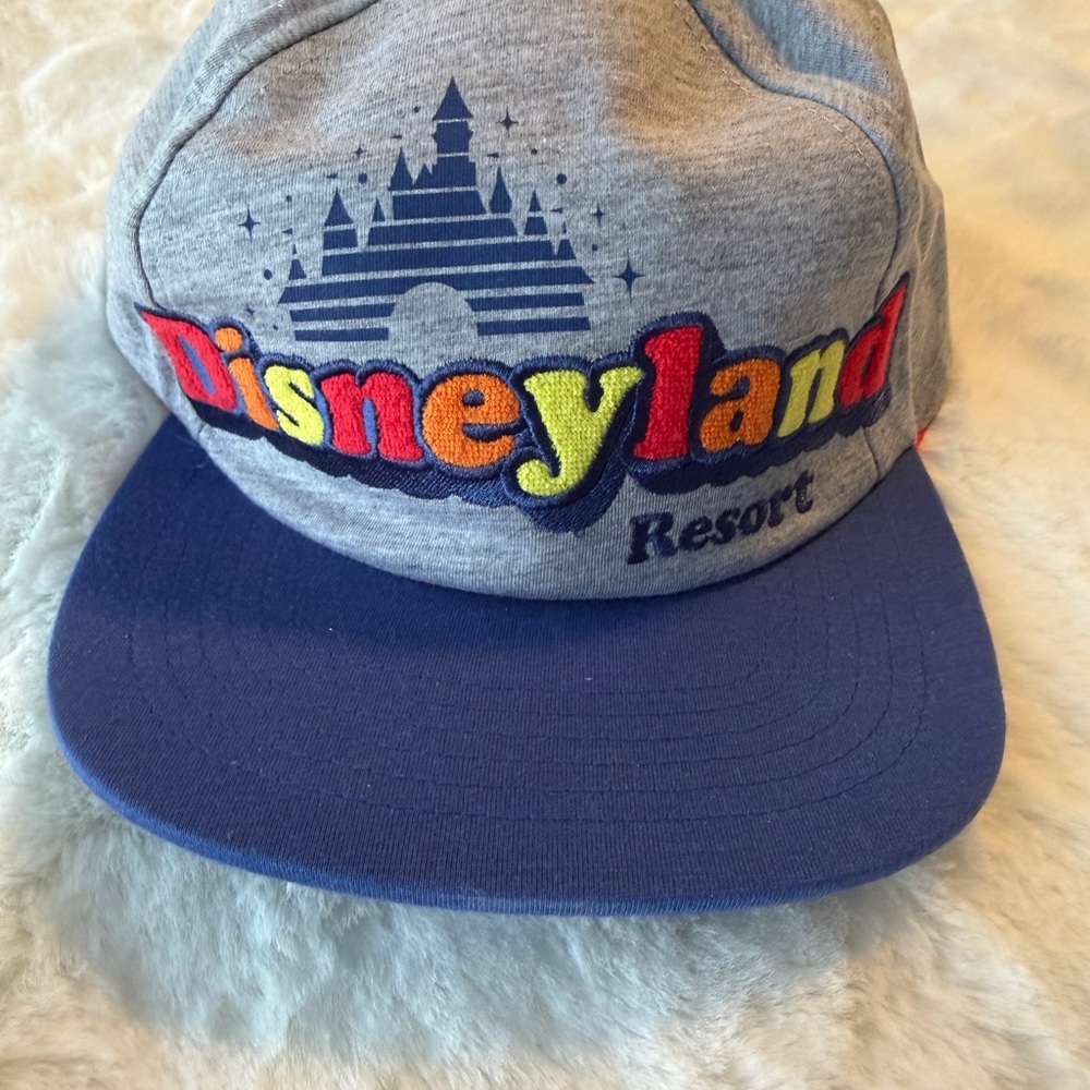 Disney Gray and Red Cap with Blue Brim